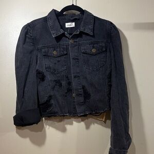 Mono B Charcoal Denim Jacket